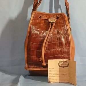 Brighton Brown Leather Handbag